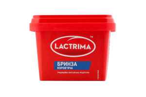 Сир Бринза коров"яча 45% 400г ванночка Лактріма