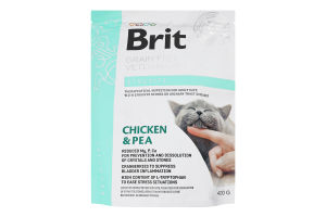 Корм д/котів Струвіт при сечокам"яній хворобі сухий 400г Бріт ВетДієтс