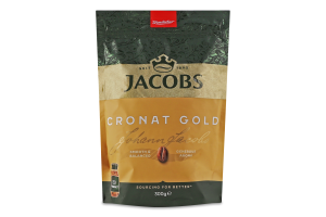 Кофе растворимый сублимированный Cronat Gold Jacobs д/п 300г