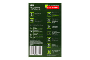 EUROLAMP LED Світильник настільний на прищіпці 5W 2800-6500K Type-C+Battery 2x1200mAh білий (48)