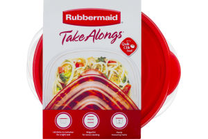 Rubbermaid Take Alongs Small Bowls Containers + Lids 3.2 Cups - 4 CT