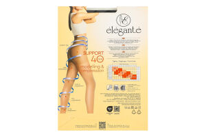 Колготки жіночі Elegante Support Modelling&Compression 40den 2 nero