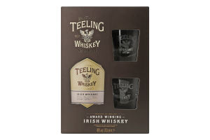 Віскі Small Batch 46% 0,7л+Келих 2шт коробка Teeling
