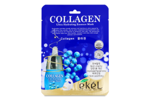 Маска д/обличчя БіоЛіфтинг з колагеном тканинна 25мл Екель