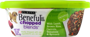 Purina Beneful Dog Food Chopped Blends Lamb, Brown Rice, Carrots, Tomatoes & Spinach