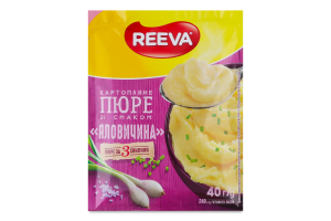Пюре картопляне швидкого приготування Яловичина Reeva м/у 40г