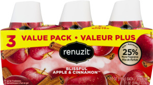 Renuzit Gel Air Freshener Value Pack Blissful Apple & Cinnamon - 3 PK