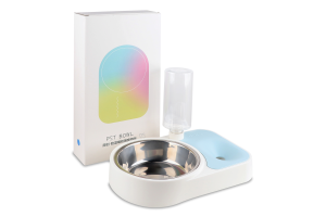 Миска д/тварин з автопоїлкою 500мл 30х20х7см мікс