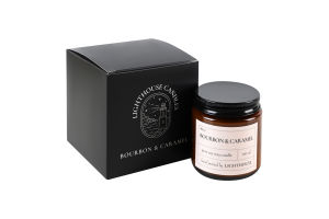 Свічка соєва 100мл Bourbon&Caramel Light House 1шт