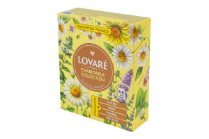 Чай цветочный ассорти Ромашка Chamomile collection Lovare к/у 32х1.3г