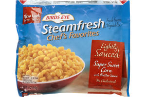 Birds Eye Steamfresh Chef's Favorites Lightly Sauced Super Sweet Corn With Butter Sauce