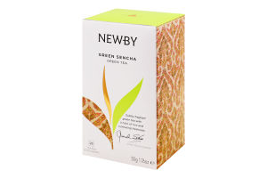 Чай зелений дрібнолистовий Green Sencha Newby в/с к/у 25х2г