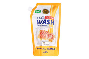 Крем-мило рідке Молоко та мед 460г д/п Pro Wash