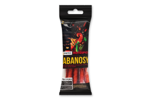 Снеки из свинины со вкусом острого перца чили Hot&Spicy Kabanosy Дмитрук в/к м/у 40г
