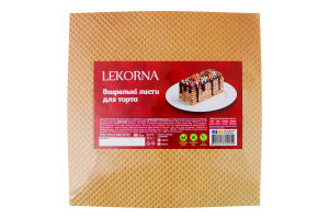 Листи вафельні Велика Сім'я Lekorna м/у 280г