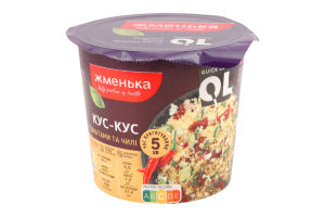 Кус-кус быстрого приготовления с томатами и чили Quick Lunch Жменька ст 55г