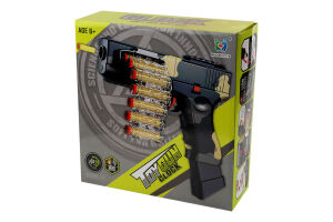 Игрушка для детей от 6лет 21см №VA304629 Бластер с электронной цепью Mengzhi toys 1шт