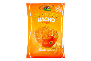 Чипси кукурудзяні зі смаком сиру Nacho El Sabor м/у 100г