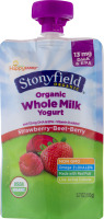 Stonyfield Organic Whole Milk Yogurt Strawberry-Beet-Berry