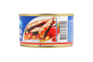 Кілька Аквамарин обсмажені з квасолею у томат.соусі 230г х36