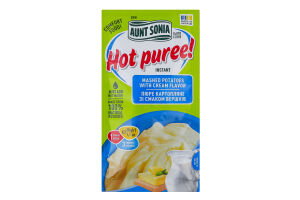 Пюре картопляне миттєвого приготування зі смаком вершків Hot puree! Aunt Sonia м/у 30г