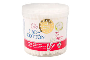 Палички ватні гігієнічні Lady Cotton 200шт