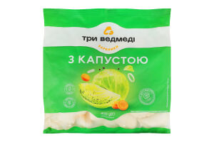 Вареники з капустою Три ведмеді м/у 400г
