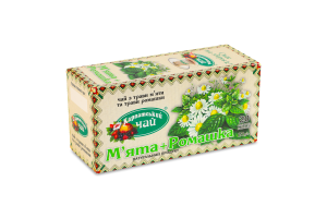 Чай Мята + Ромашка Карпатський чай к/у 20шт