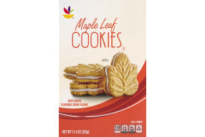 Ahold Maple Leaf Cookies with Maple Creme Icing