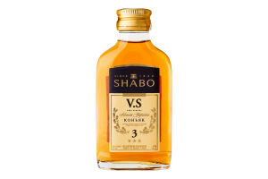 Коньяк 0.1л 40% Три звезды V.S Shabo бут