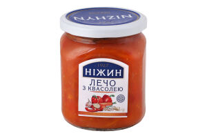 Лечо с фасолью стерилизованное Ніжин с/б 460г