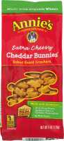 Annie's Homegrown Cheddar Bunnies Crackers Extra Cheesy