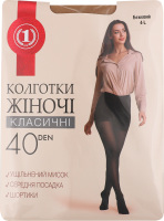 Колготи жіночі бежеві 40ден р.4 ТМ "1"