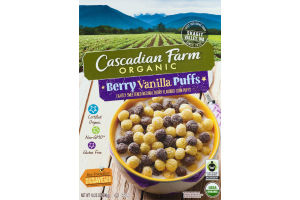 Cascadian Farm Organic Berry Vanilla Puffs
