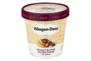 Haagen-Dazs Ice Cream Peanut Butter Salted Fudge