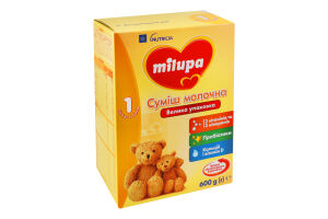Смесь молочная сухая для детей от 0 до 6мес 1 Milupa к/у 600г