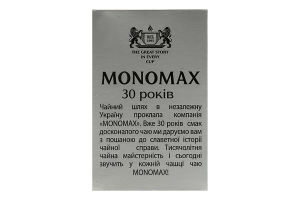 Чай трав'яний з додаванням чаю зеленого байхового дрібного та ароматом лимону Melissa Monomax к/у 25x1.5г