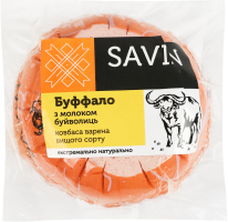 Ковбаса варена з молоком буйволиць Буффало Savin Product в/с кг