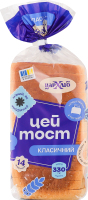 Хліб нарізаний Класичний Цей тост Цар хліб м/у 330г