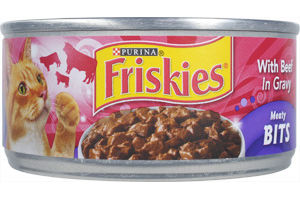 Purina Friskies with Beef In Gravy Meaty Bits Cat Food