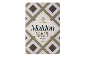 Сіль морська Maldon з часником