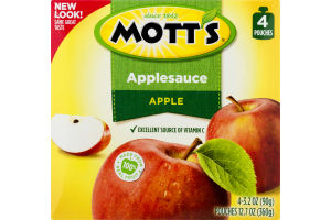 Mott's Applesauce Apple - 4 CT