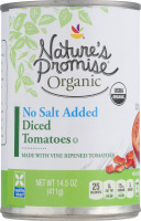 Nature's Promise Organic No Salt Added Diced Tomatoes