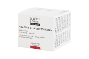 Гідро-крем для обличчя з гіалуроновою кислотою та полуницею Skin fiction Beautyderm 50мл