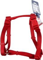 Шлея-вісімка д/собак Преміум червона нейлон 20мм 50-75см Тріксі