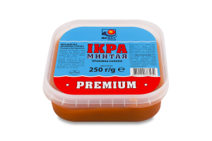 Ікра минтая пробійна солона Premium Нерест п/у 250г