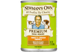 Newman's Own Premium Dog Food Turkey & Chicken Formula