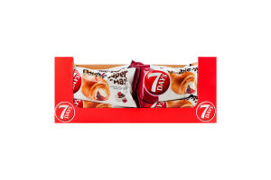 Круассан со вкусом ванили и вишневой начинкой Double Super Max 7 Days м/у 110г