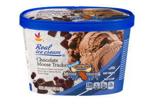 Ahold Real Ice Cream Chocolate Moose Tracks