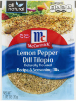 McCormick Recipe & Seasoning Mix - Lemon Pepper Dill Tilapia